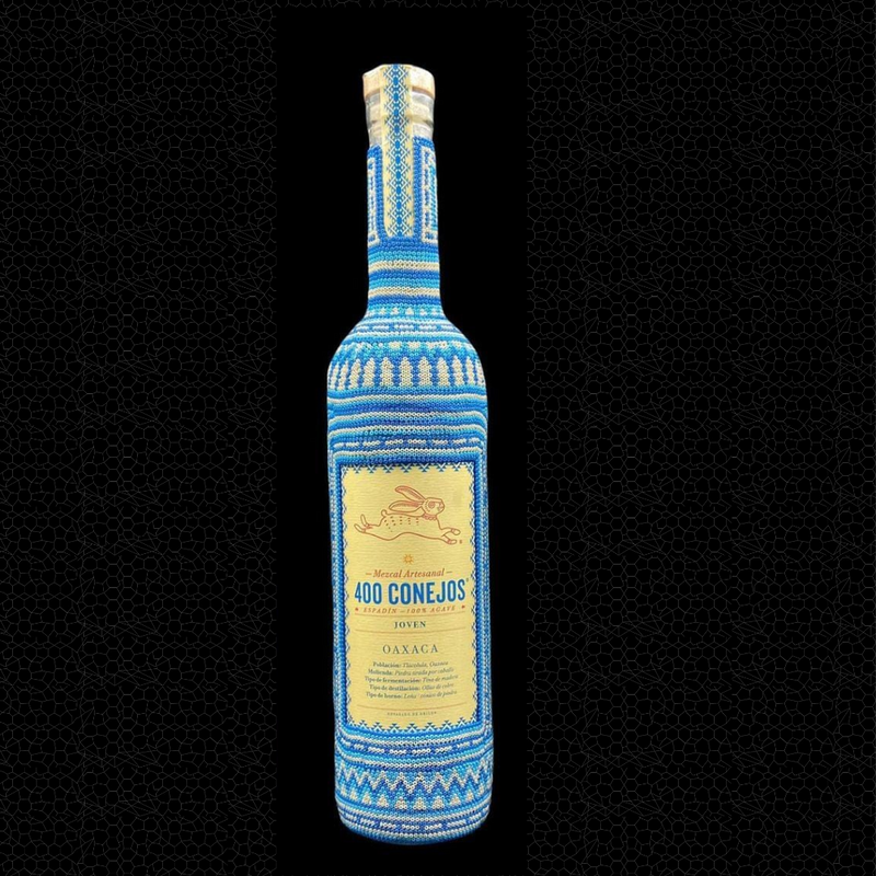 Arte Huichol - Mezcal 400 conejos Joven